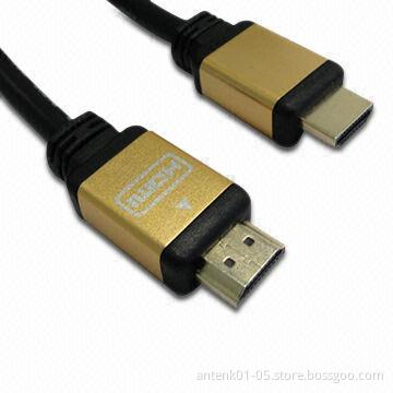 PS3 1.4 Version HDMI Cable, Supports 3D Video Formats and Gaming, Various Colors are Available